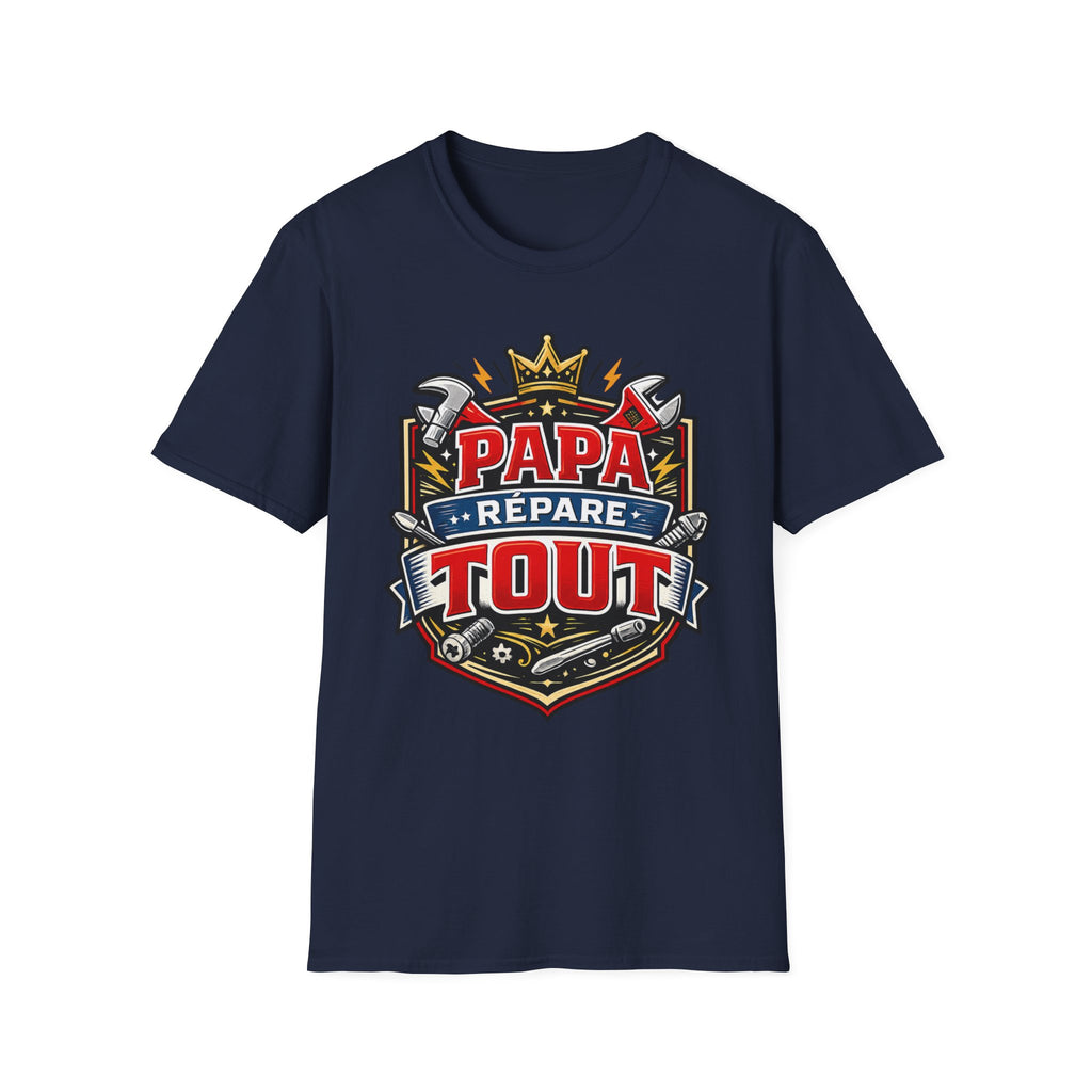 T-Shirt Papa Réparer Tout