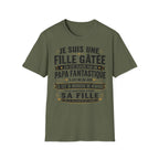 T-Shirt Papa Fantastique Né En Juin