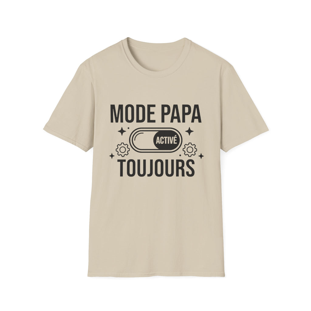 T-Shirt Mode Papa Activé