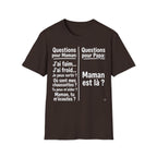 T-Shirt Comparaison Maman Papa