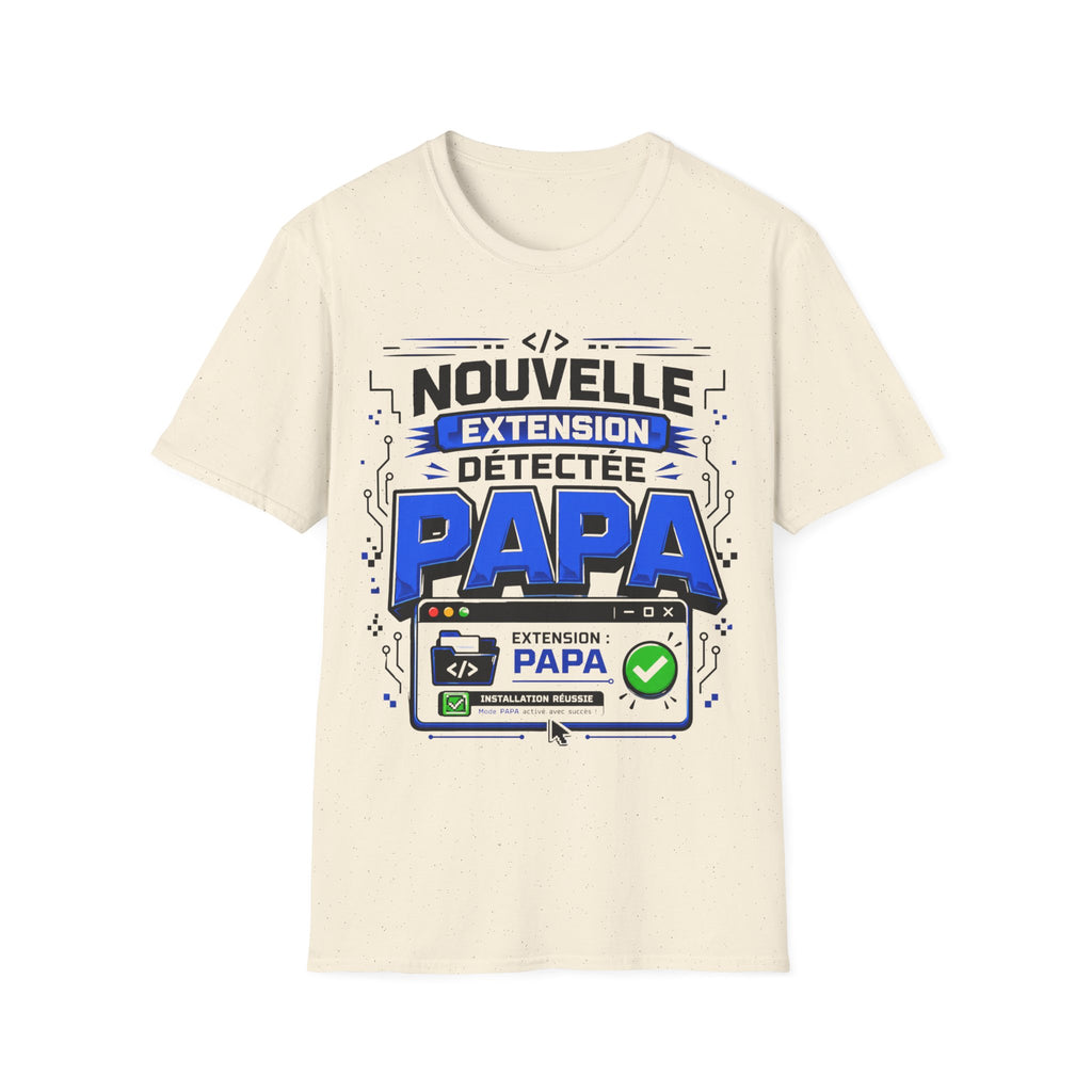 T-Shirt Nouvelle Extension Détectée Papa