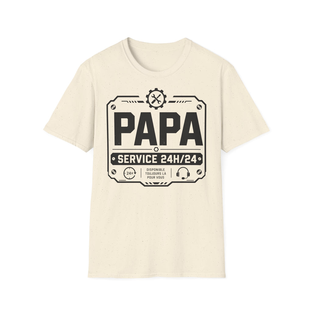 T-Shirt Papa Service 24H/24