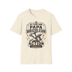 T-Shirt Attention Papa Bricoleur En Action