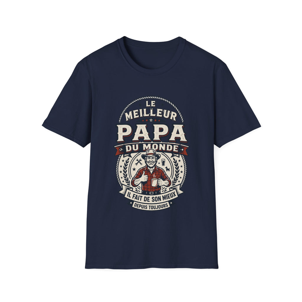 T-Shirt Le Meilleur Papa Du Monde