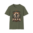 T-Shirt Papa Chef D'équipe A Temps Plein