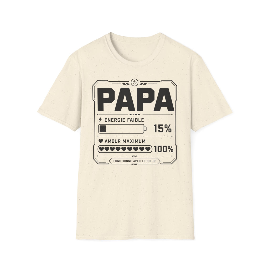 T-Shirt Papa Energie Faible