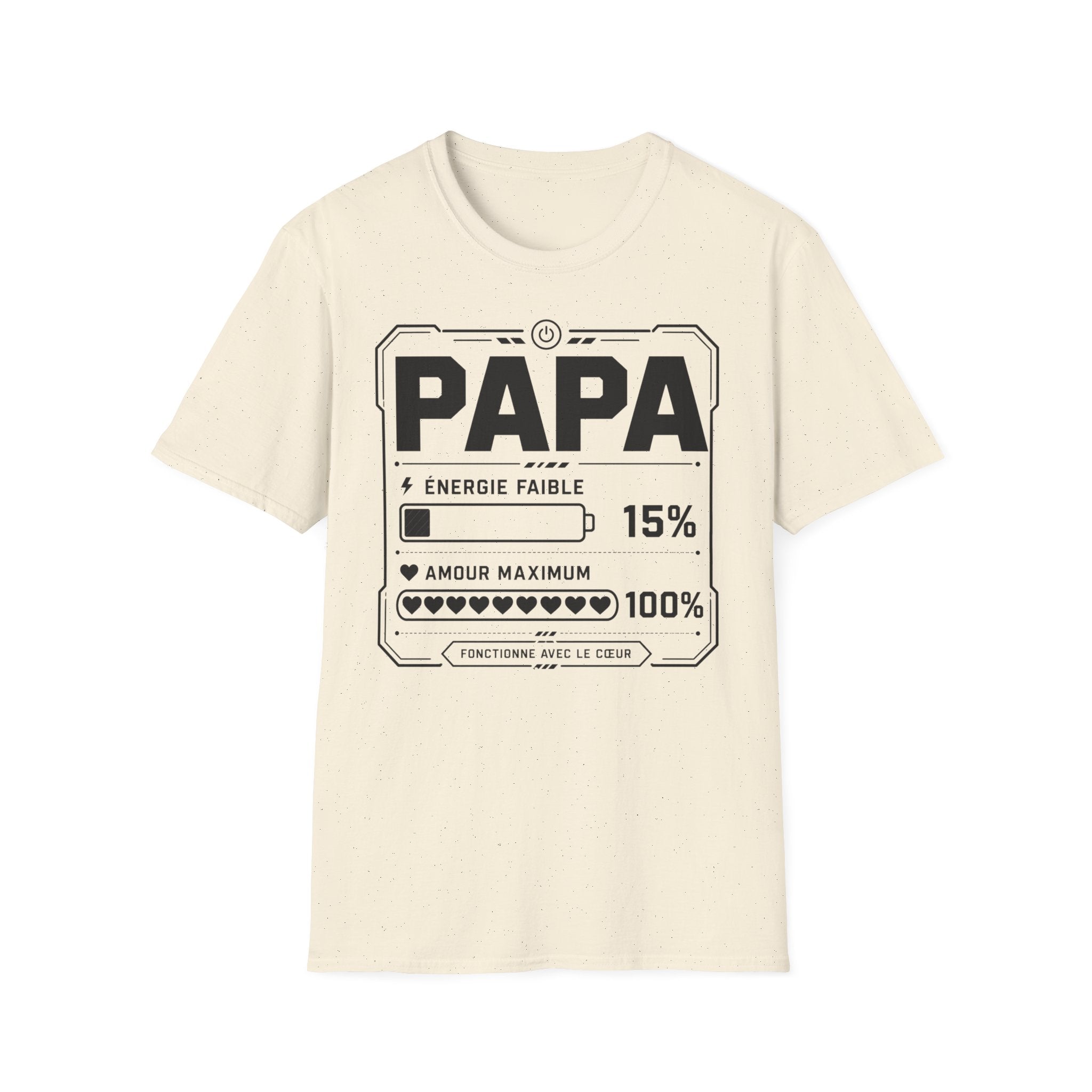 T-Shirt Papa Energie Faible