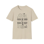 T-Shirt Papa De Jour Papa De Nuit