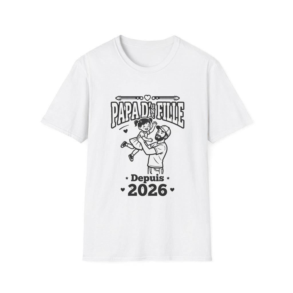 T-Shirt Papa D'une Fille