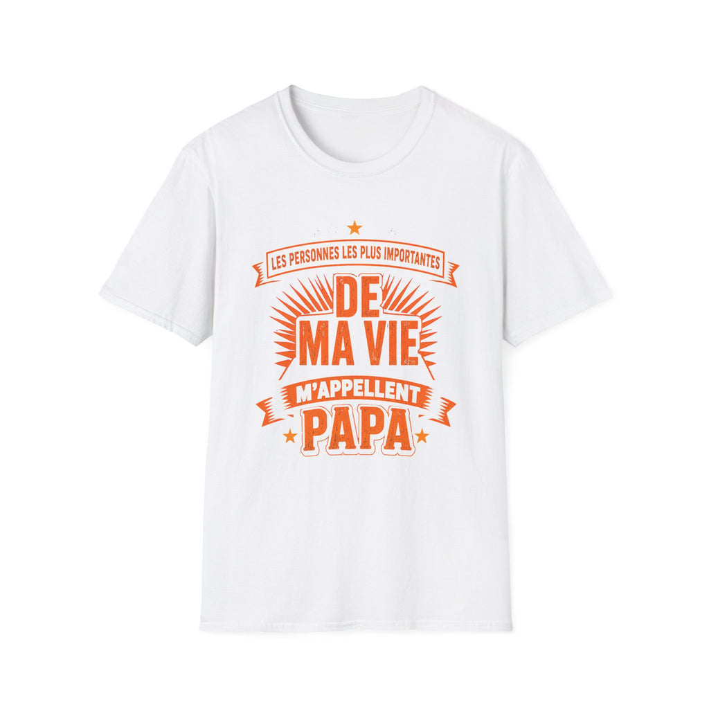 T-Shirt Les Personnes Les Plus Importantes M'appellent Papa
