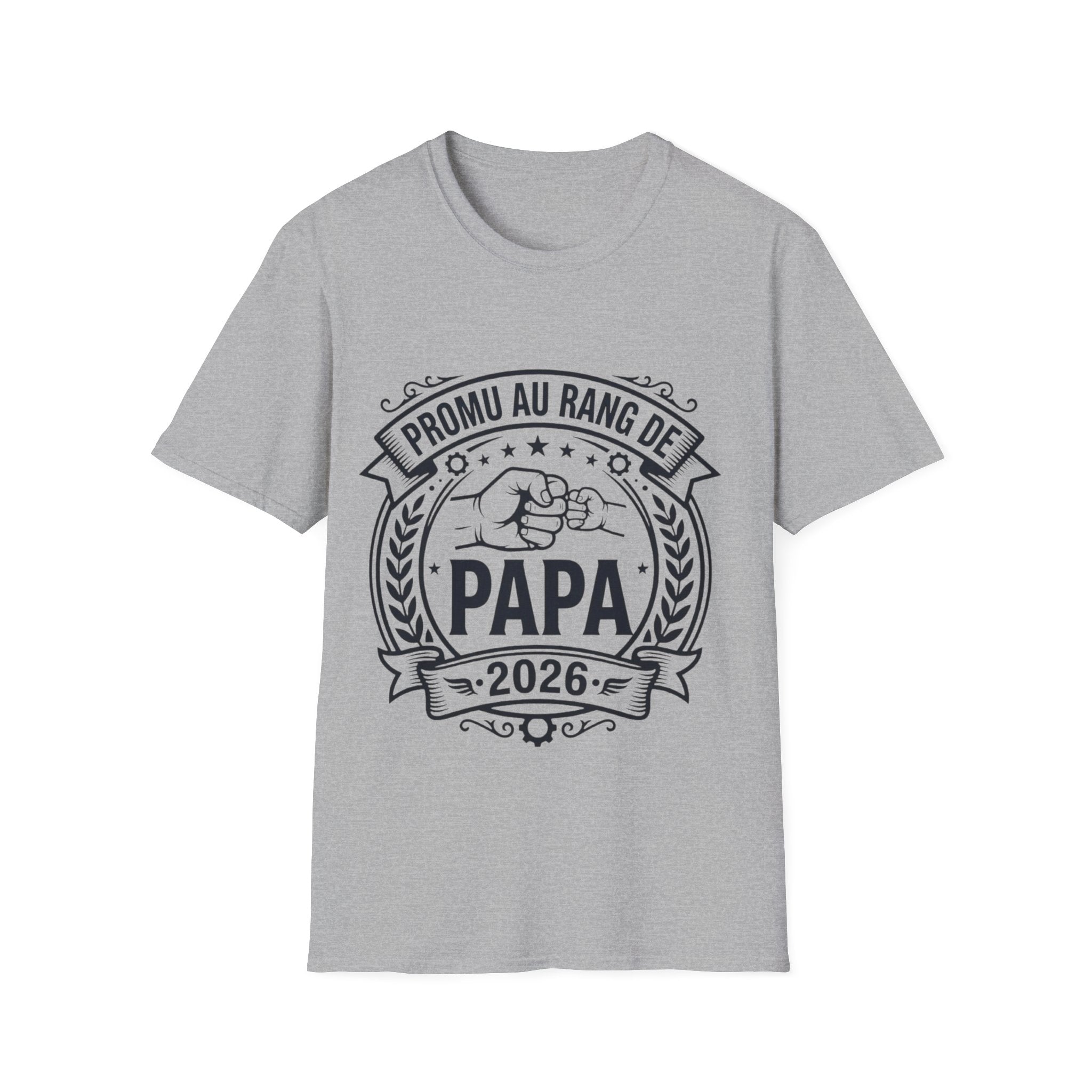 T Shirt Promu Au Rang De Papa