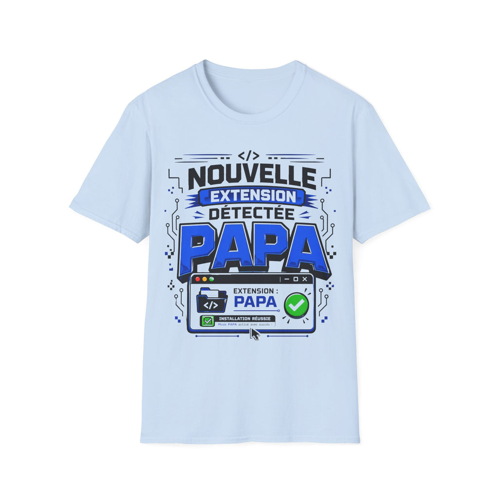 T-Shirt Nouvelle Extension Détectée Papa