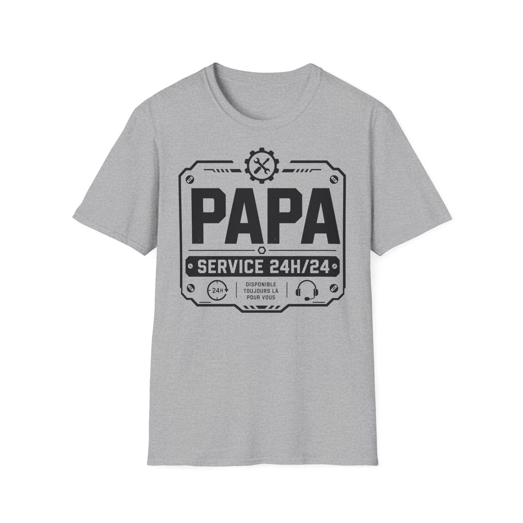 T-Shirt Papa Service 24H/24