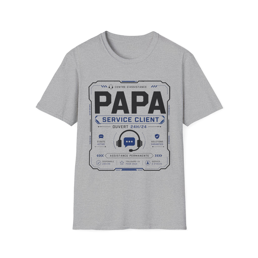 T-Shirt Papa Service Client