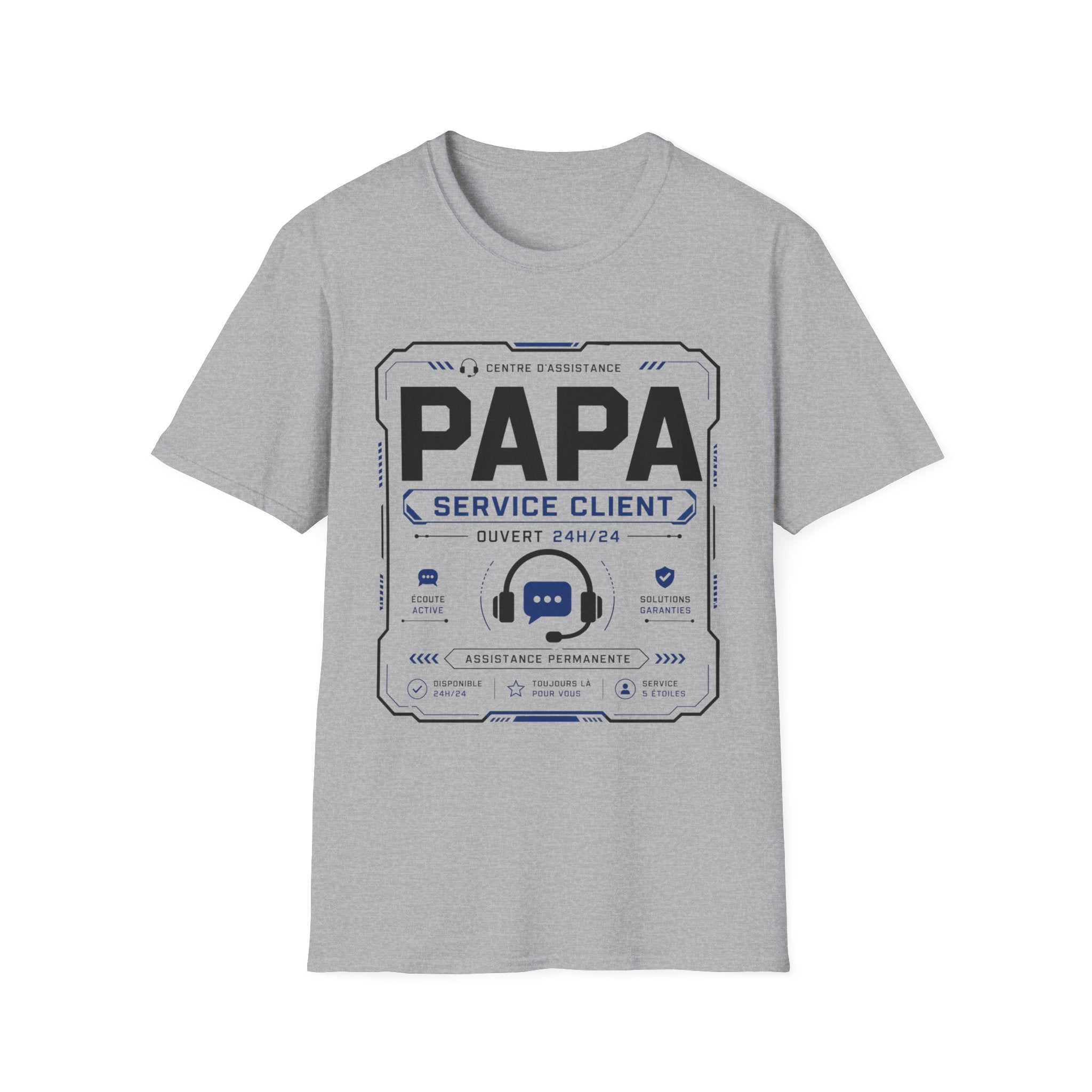 T-Shirt Papa Service Client