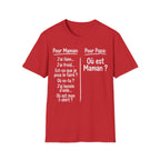 T-Shirt Comparaison Maman Papa