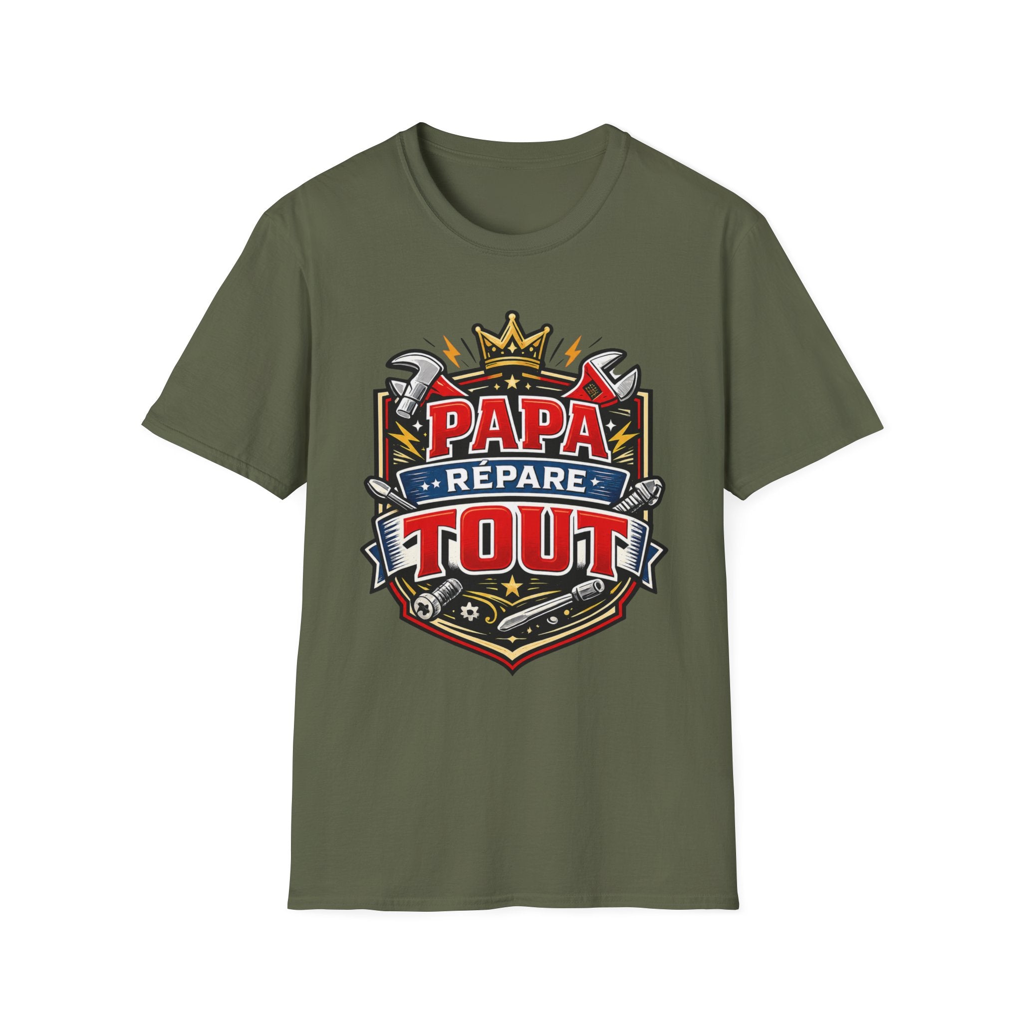 T-Shirt Papa Réparer Tout