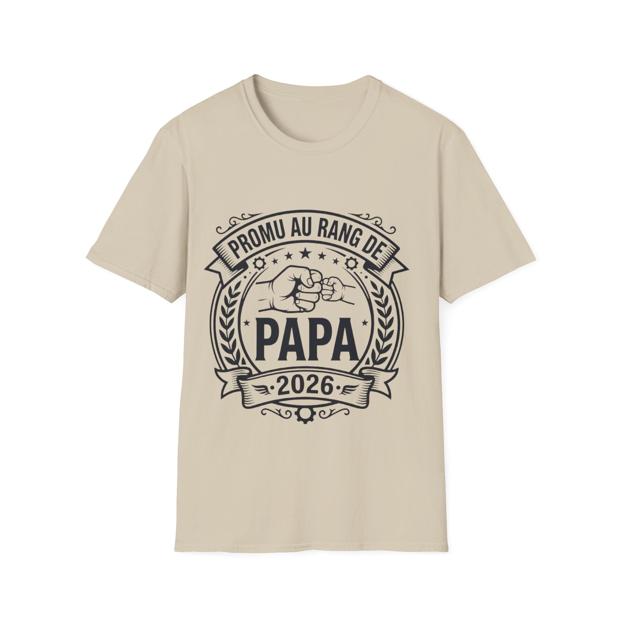 T Shirt Promu Au Rang De Papa