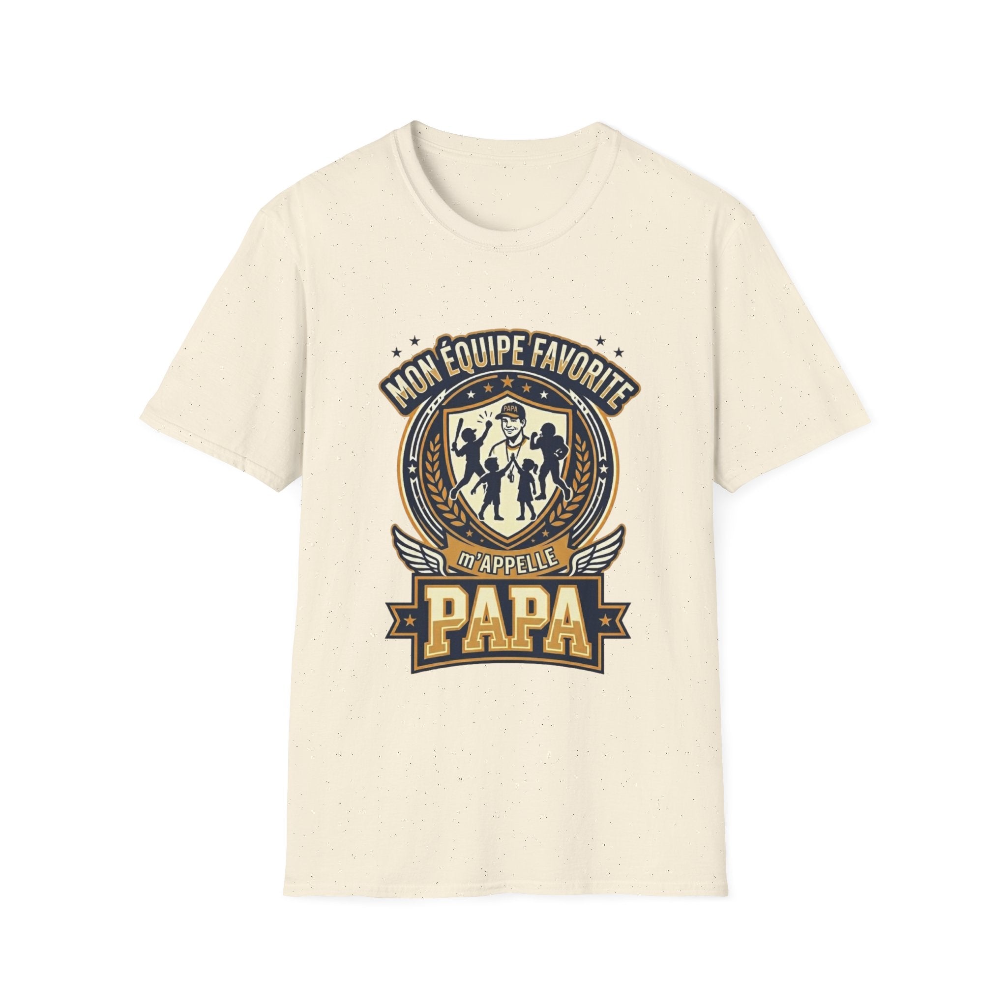 T-Shirt Mon Equipe Favorite M'appelle Papa