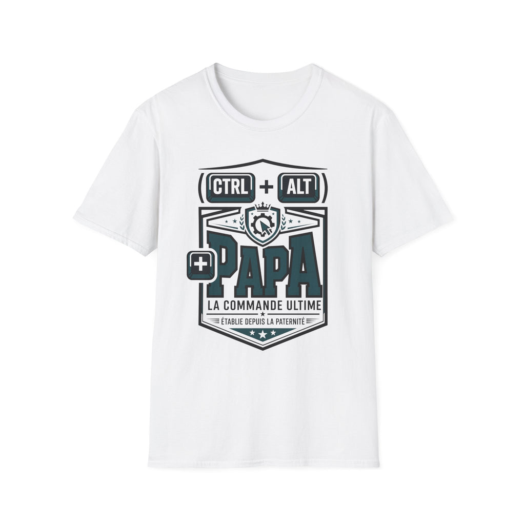 T-Shirt CTRL + ALT + PAPA La Commande Ultime