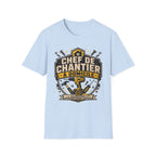 T-Shirt Papa Chef De Chantier A Domicile