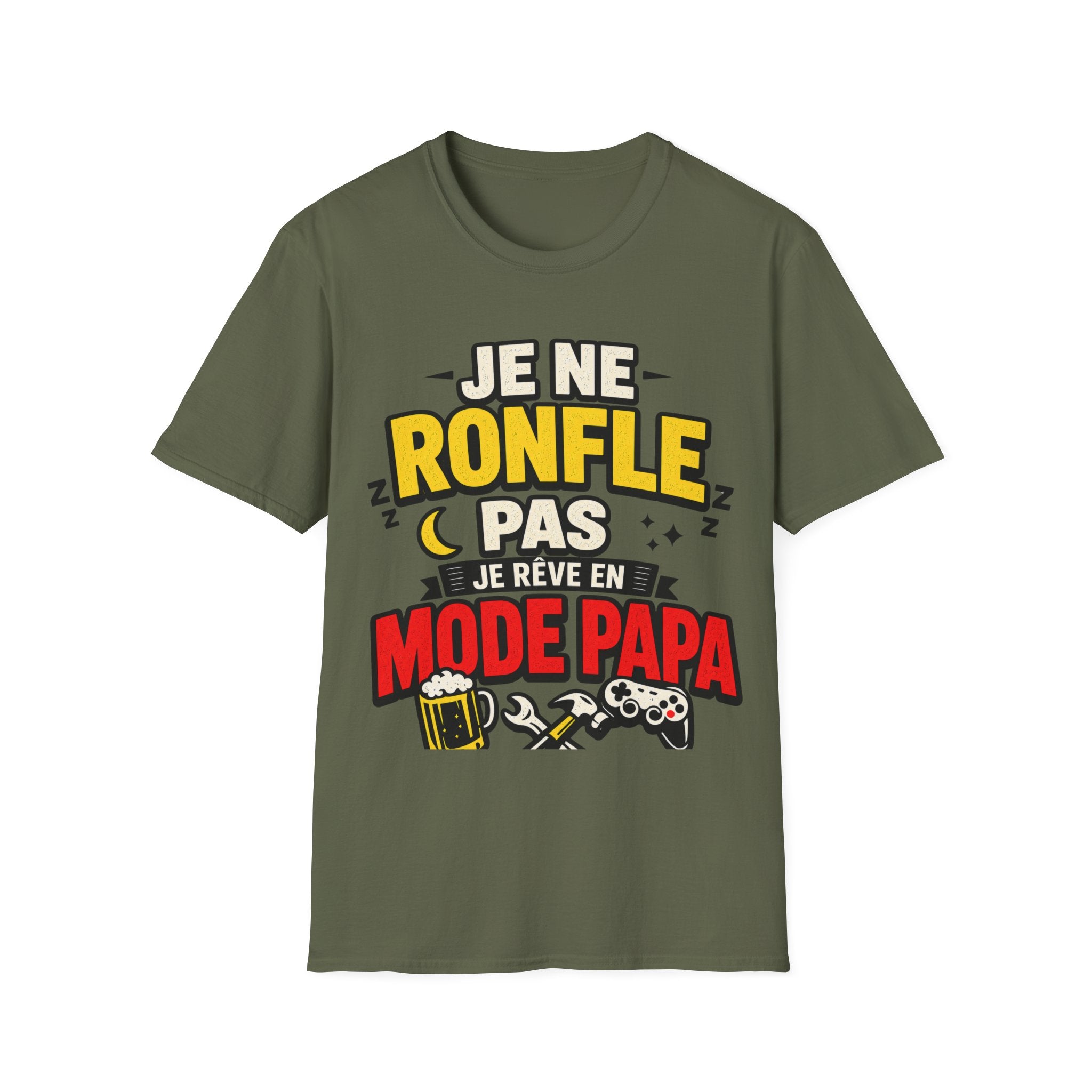T-Shirt Je Rêve En Mode Papa