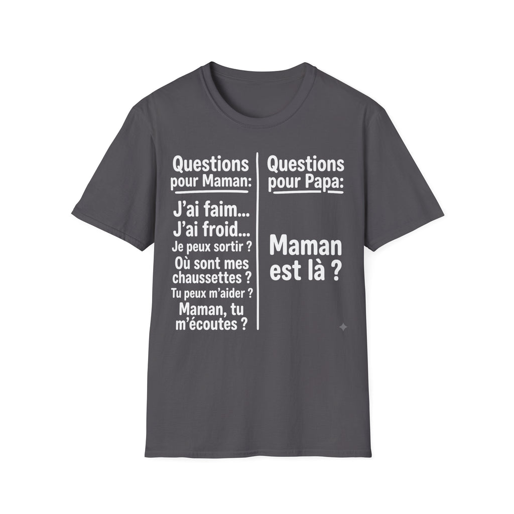T-Shirt Comparaison Maman Papa