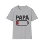 T-Shirt Papa Batterie Faible
