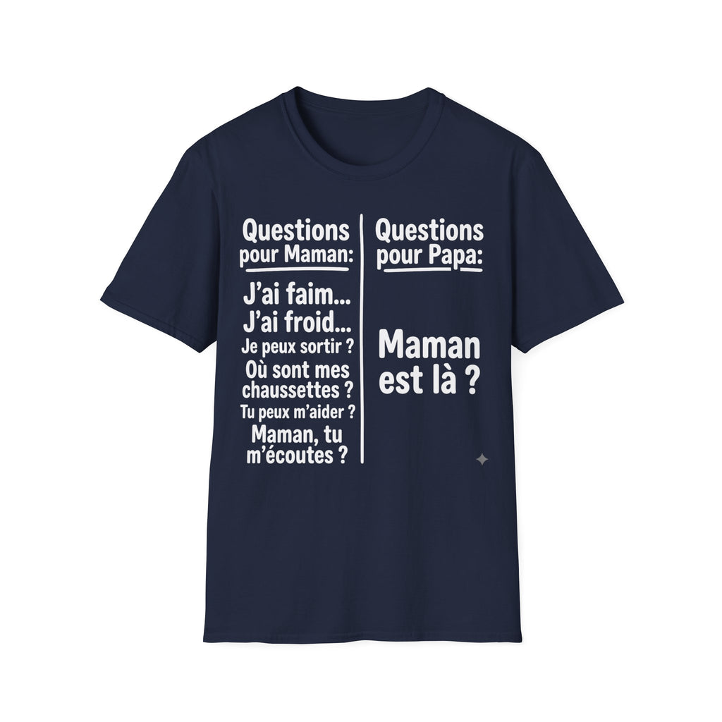 T-Shirt Comparaison Maman Papa