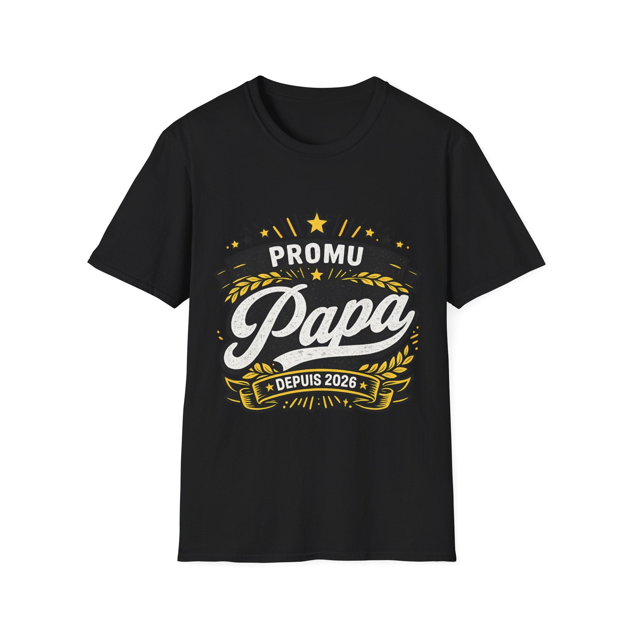T-Shirt Promu Papa Depuis 2026
