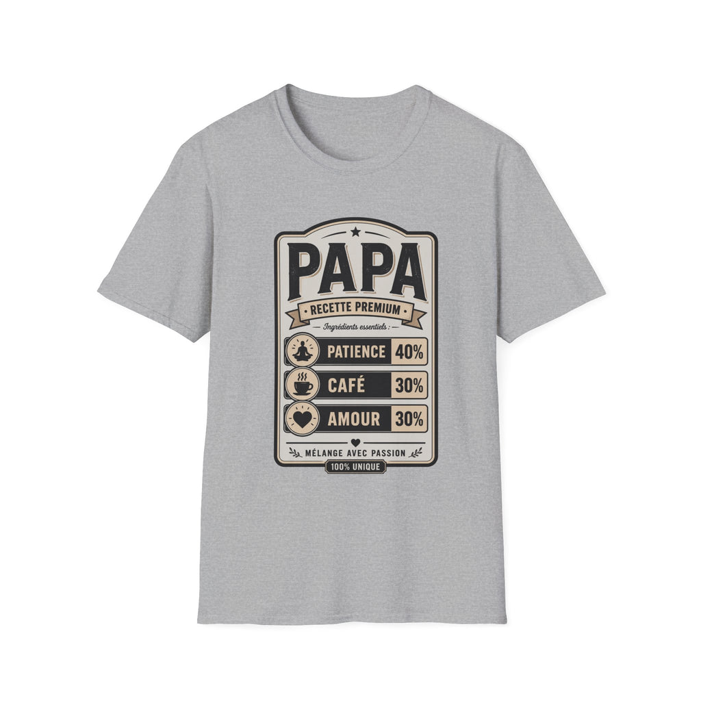 T-Shirt Papa Recette Premium