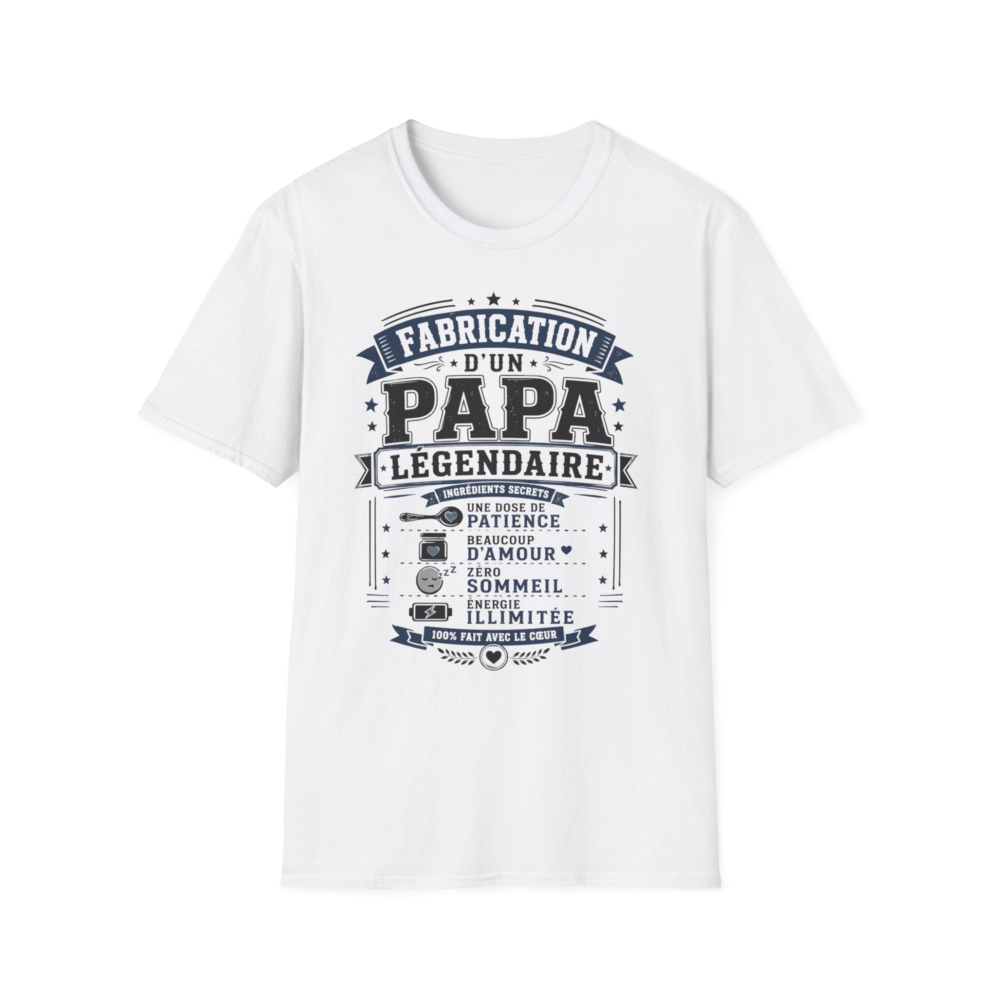 T-Shirt Fabrication D'un Papa Légendaire