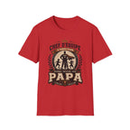 T-Shirt Papa Chef D'équipe A Temps Plein