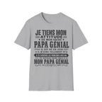 T-Shirt Papa Génial Né En Juin