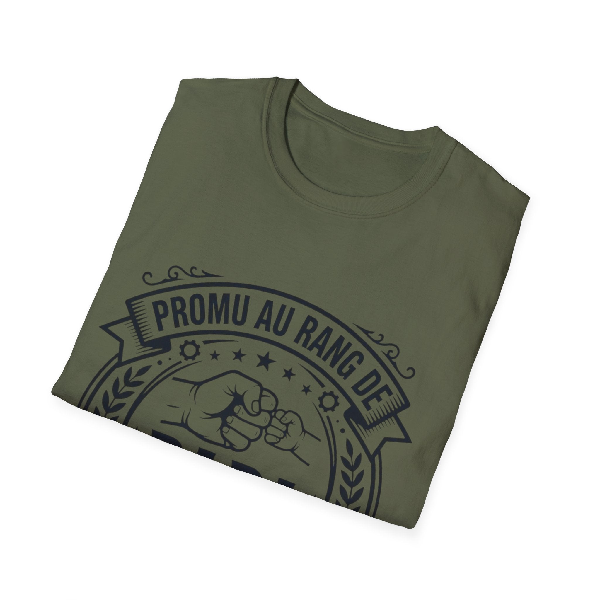 T Shirt Promu Au Rang De Papa