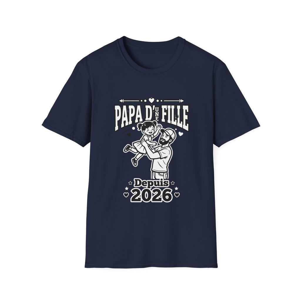 T-Shirt Papa D'une Fille