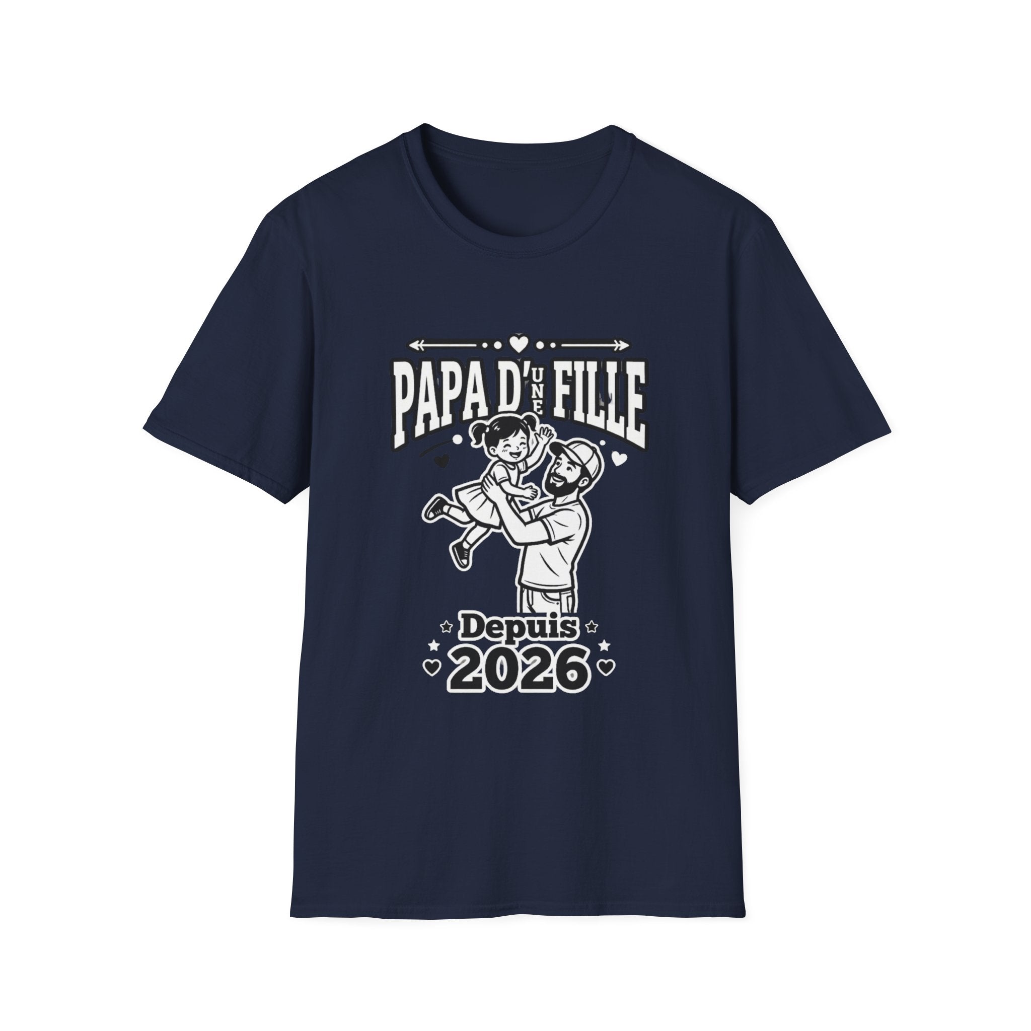 T-Shirt Papa D'une Fille