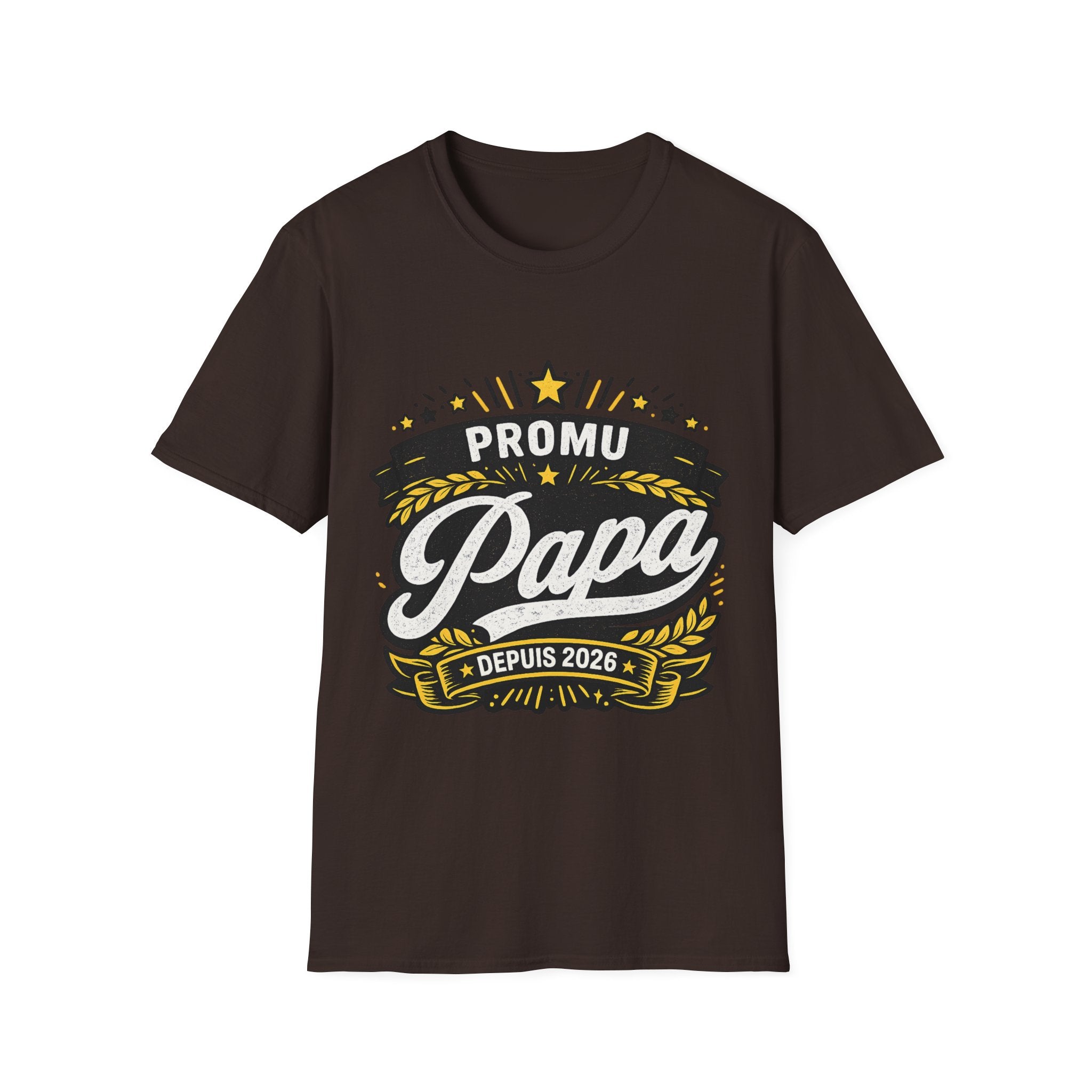 T-Shirt Promu Papa Depuis 2026