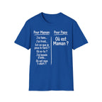 T-Shirt Comparaison Maman Papa