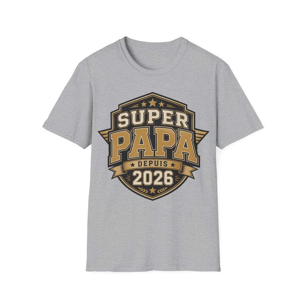 T-Shirt Super Papa Depuis 2026