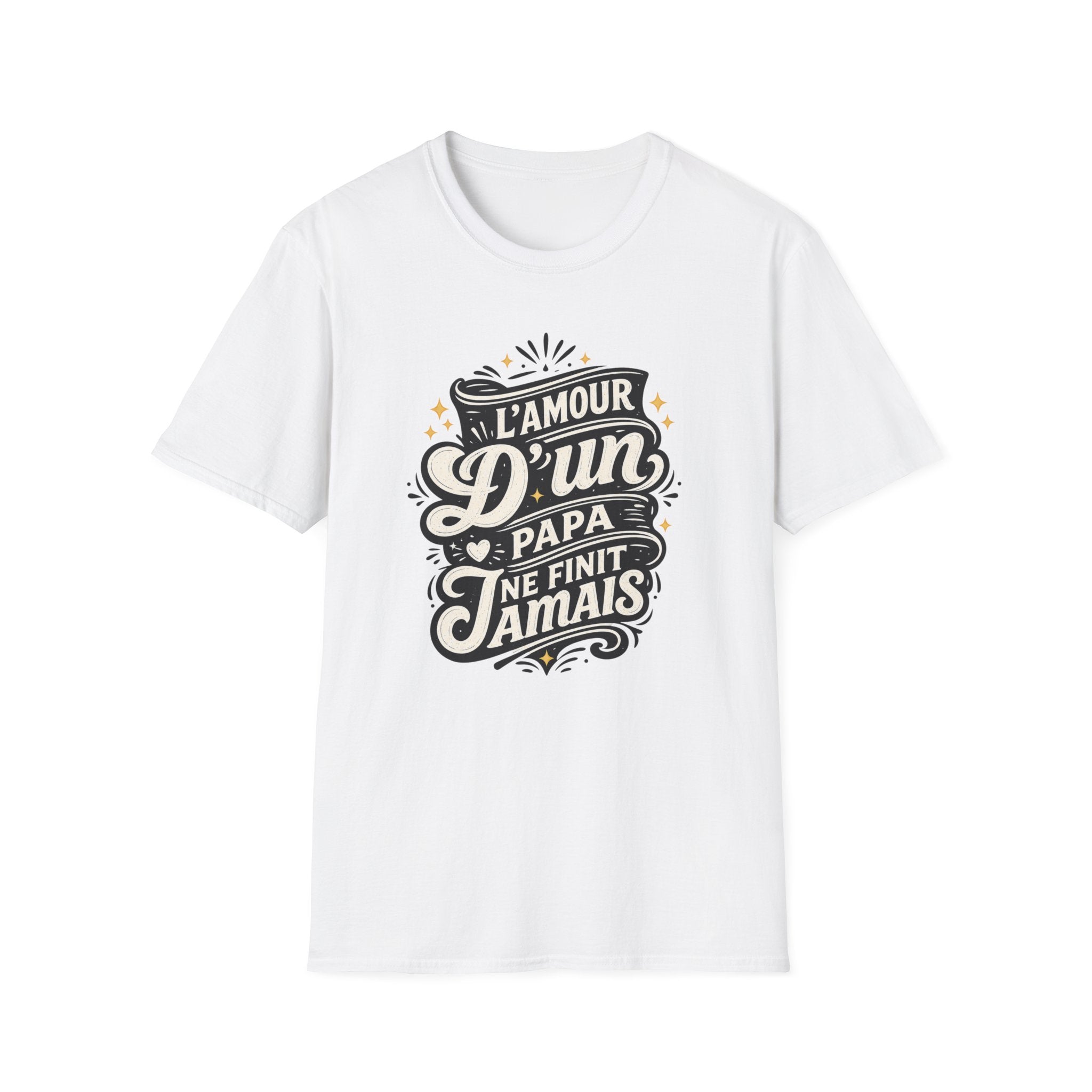 T-Shirt L'amour D'un Papa Ne Finit Jamais