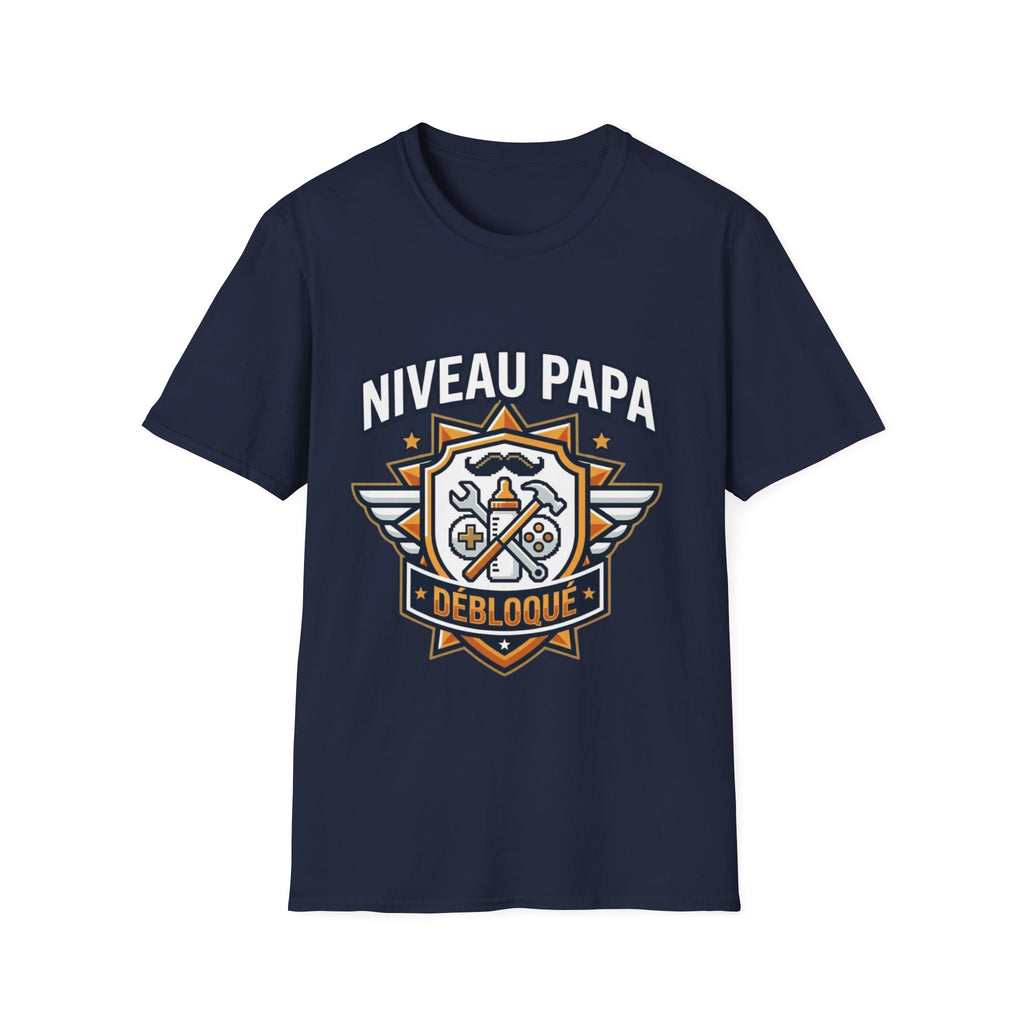 T-Shirt Niveau Papa Débloqué