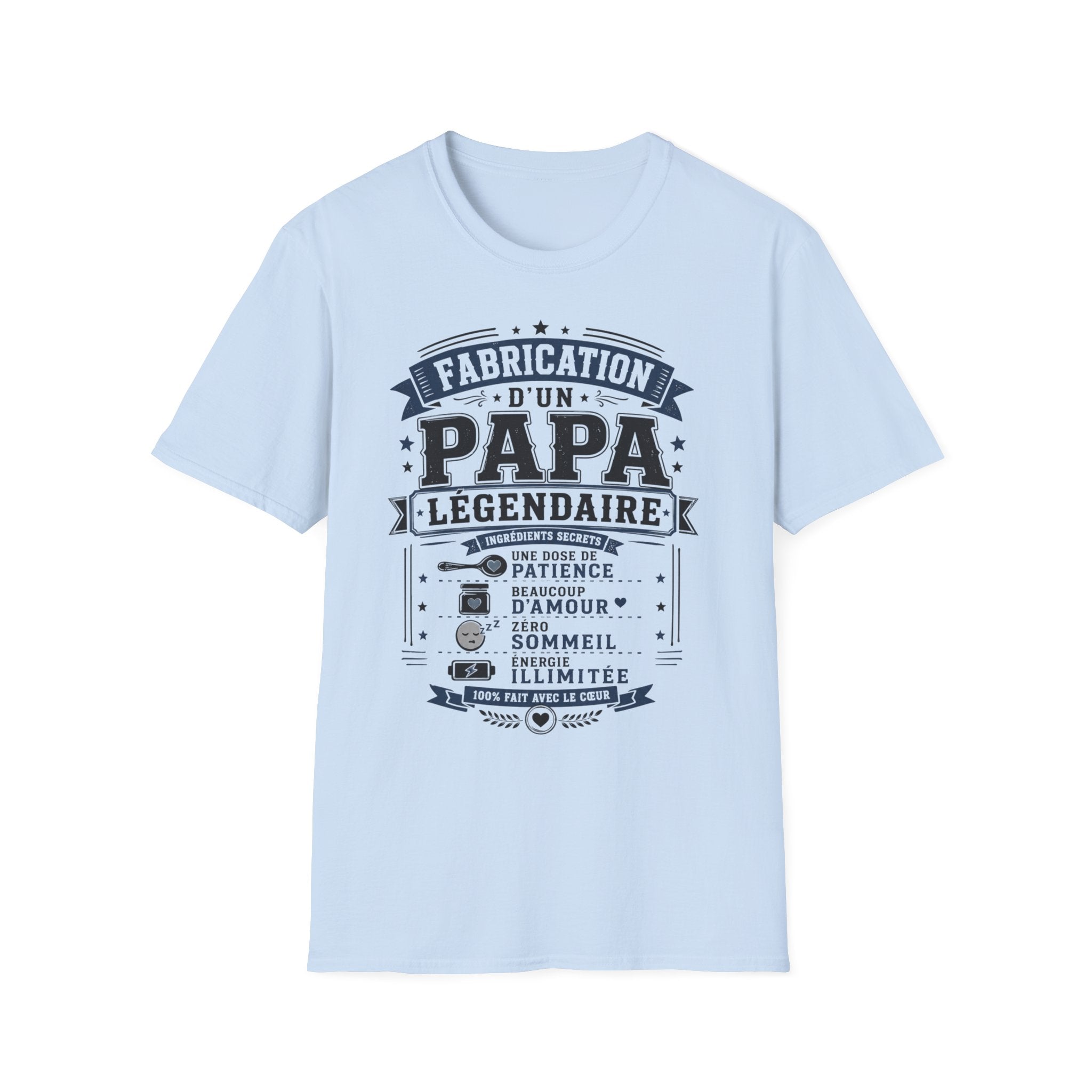 T-Shirt Fabrication D'un Papa Légendaire