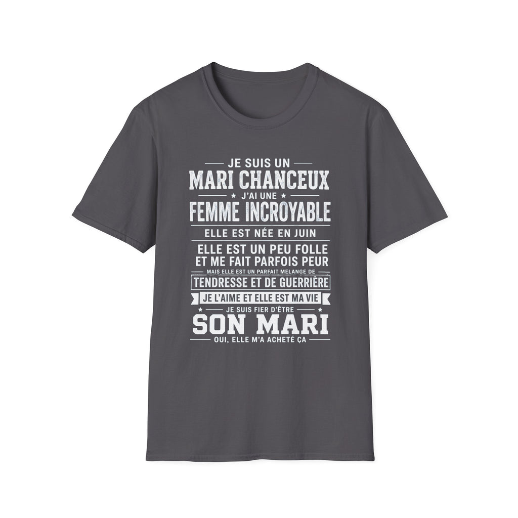 T-Shirt Femme Incroyable Née En JUIN