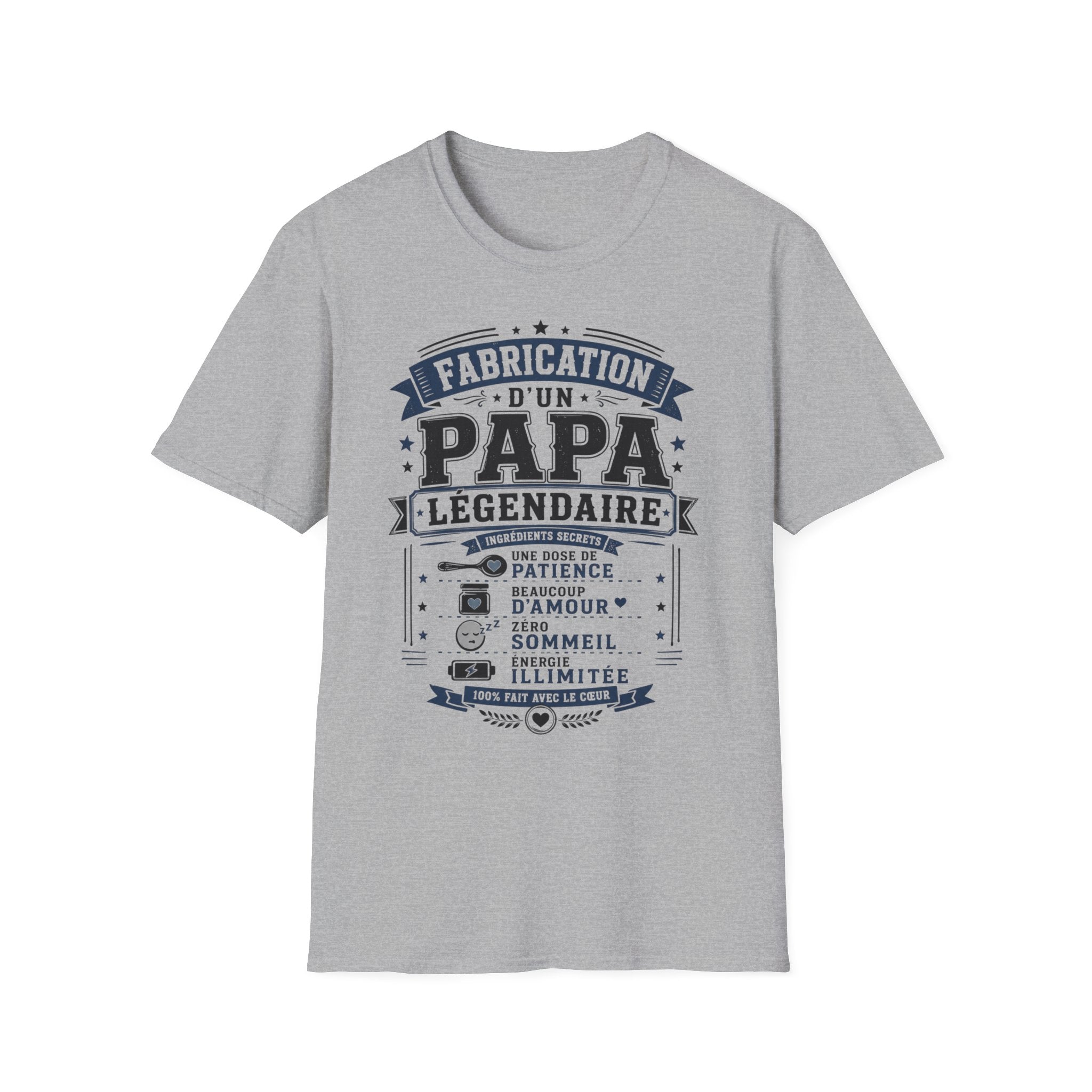 T-Shirt Fabrication D'un Papa Légendaire