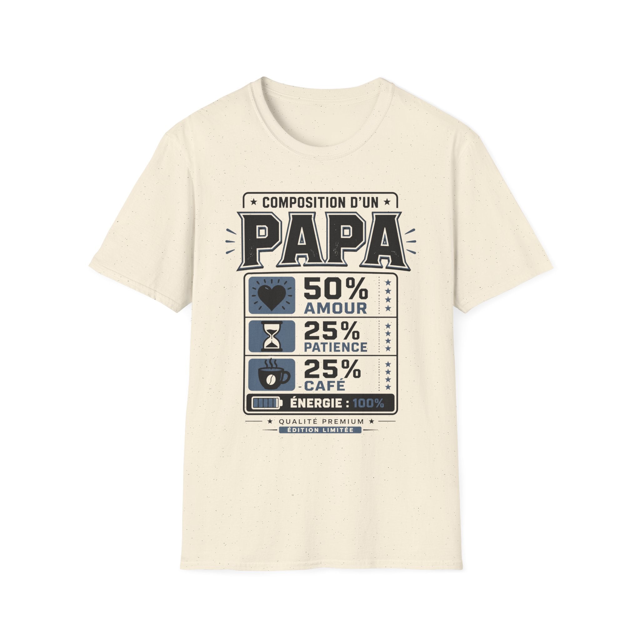 T-Shirt Composition d'un Papa