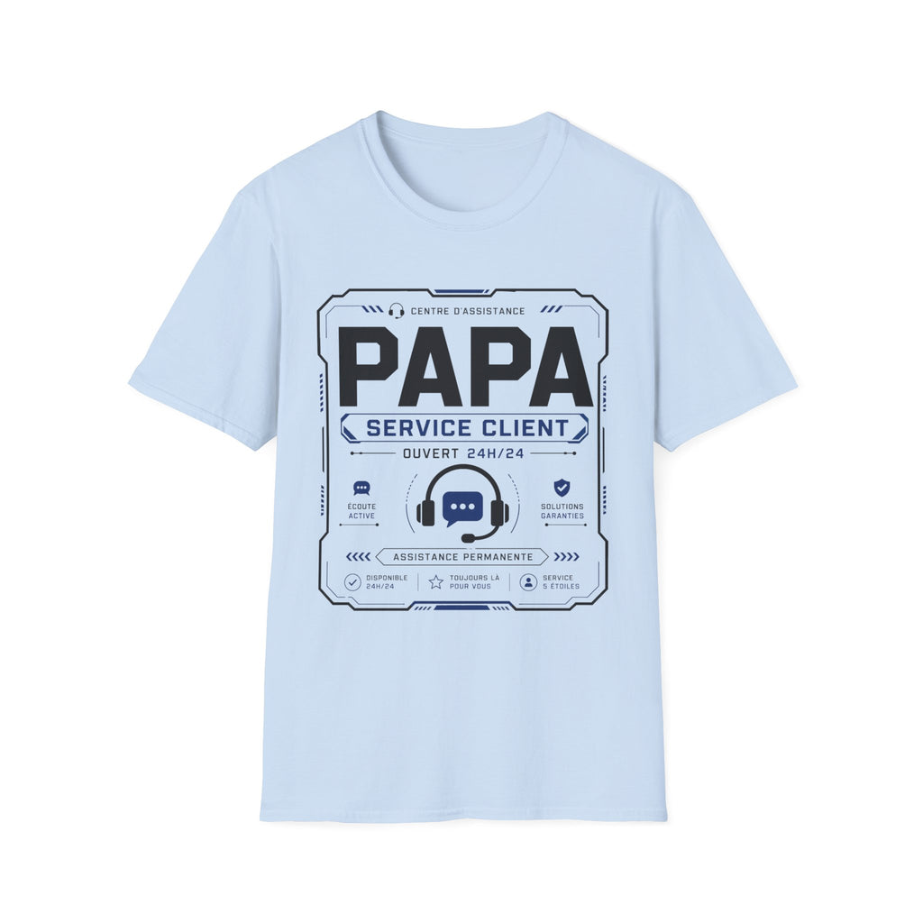 T-Shirt Papa Service Client