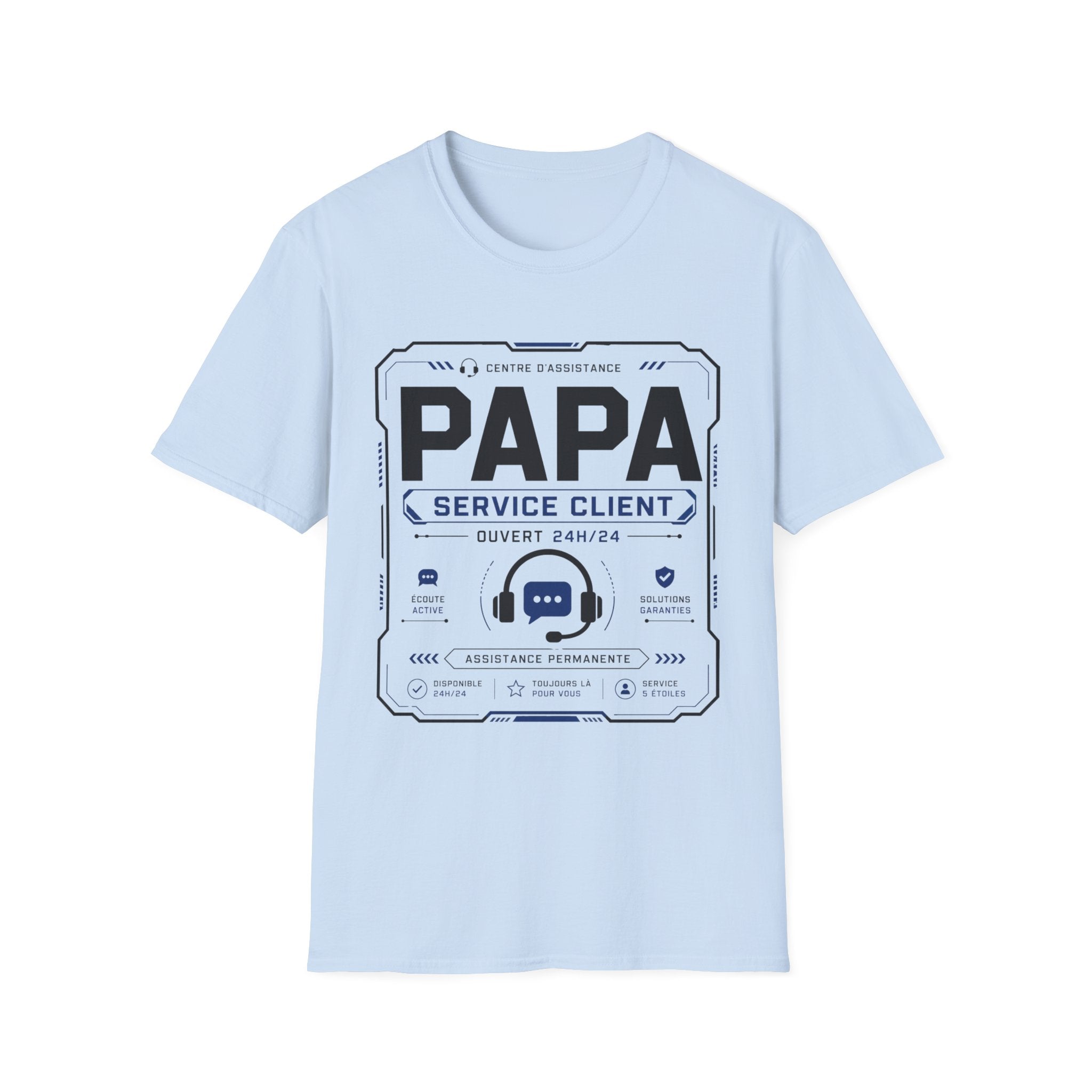 T-Shirt Papa Service Client