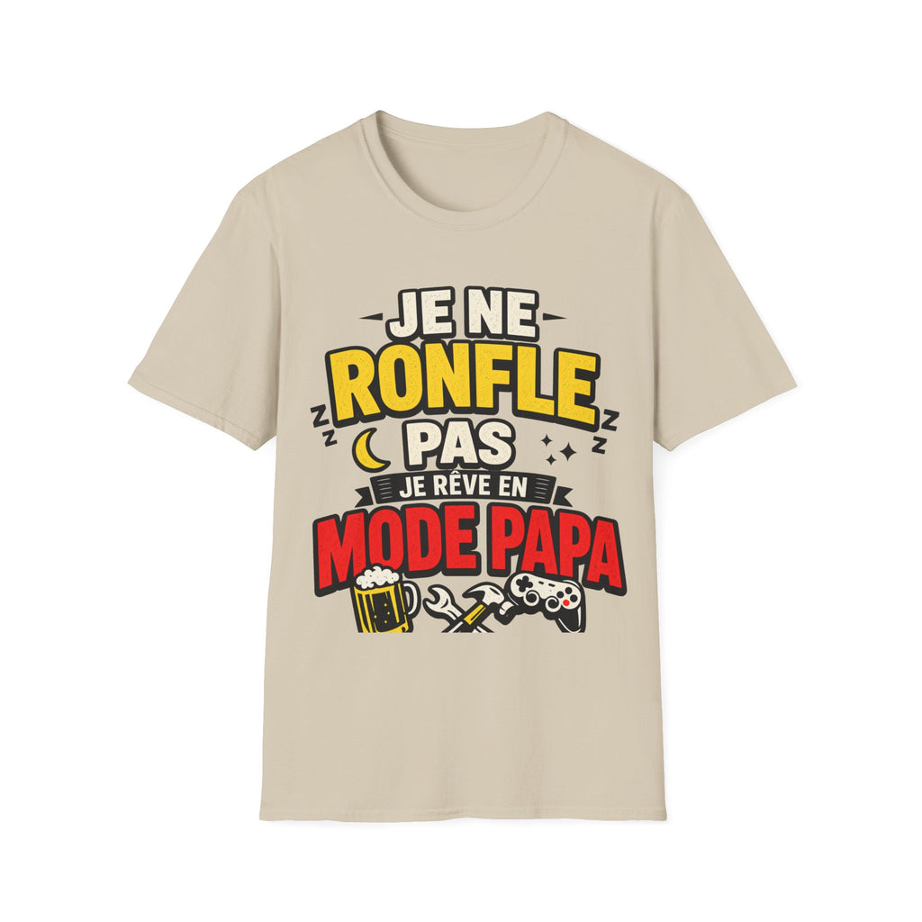 T-Shirt Je Rêve En Mode Papa