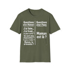 T-Shirt Comparaison Maman Papa